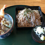 ゆにごこち - ミニ天丼と蕎麦のセット