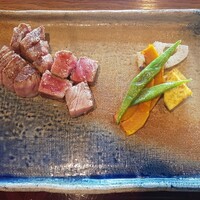 香味亭 - 国産牛サーロインステーキ