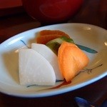 うなぎ亭 友栄 - お新香