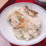 赤坂 菊乃井 - 御飯 ◎ 秋刀魚御飯 生姜 葱