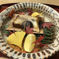 赤坂 菊乃井 - 焼物 ◎ かます杉板焼き