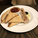 イル ニード デル パスト - 鶏白レバームースと合鴨と豚肉のマンテカート