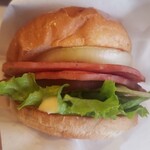 HAM BURGER - クラシックハムバーガー　単品 900円  セット(ドリンク、ポテト)1,000円