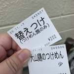 つけめん さなだ - この時間で外待ち5名。通し営業になったから昔に比べれば列は短いかな？
