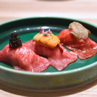 焼肉うしごろ 横浜店 - 牛刺し盛り合わせ