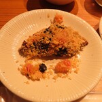 Cafe&Meal MUJI - 味の黒オリーブパン粉焼き