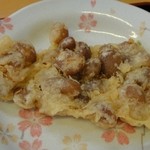 うどん 一福 - 金時豆100円　※結構大きい　2012年7月