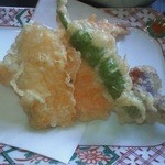 ローズハウス - この日の和食ランチの天ぷらです