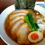 やまがたらーめん きたもと屋 - 魚介豚骨チャーシューメン（950円）