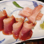 北前 - 大トロ、戻りガツオ