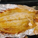 北前 - 柳ガレイの塩焼き