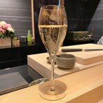 麻布さおとめ - グラスシャンパン