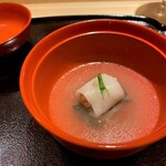 麻布さおとめ - すっぽんスープ、白子餅