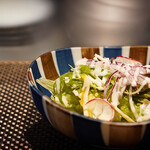 鉄板料理 かめだ - サラダ