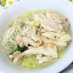 順風源 - 鶏肉タン麺（半チャーハン付き）