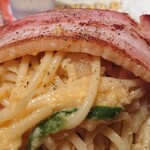 スパゲッティーのパンチョ - 白ナポと厚切りベーコン