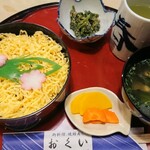 Oshokujidokoro Okui - 焼き鯖寿司セット￥1210