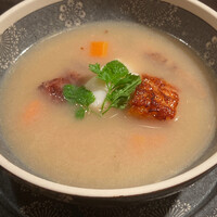 うなぎ時任 - 鰻とポルチーニのスープ