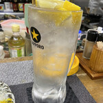 ごはんばー - ザク切りのレモンサワー