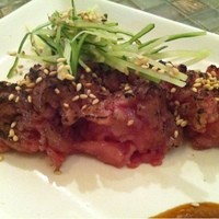 みやび 六本木店 - 炙りユッケ