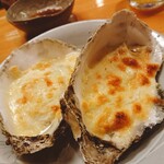 Teru zushi - 牡蠣のチーズ焼き