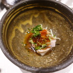 鮨匠 のむら - 歯鰹のたたき(開聞岳沖産、2.8kg、2日寝かせ)