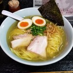 塩そば専門店 桑ばら - 秋刀魚香油の塩中華そば