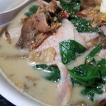 塩そば専門店 桑ばら - ポルチーニ茸とドライトマトのラーメン