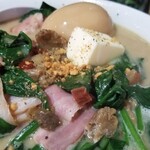 塩そば専門店 桑ばら - ポルチーニ茸とドライトマトのラーメン