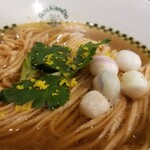 麺屋 六感堂 - 赤海老握り寿司セット（焼伊勢海老出汁かけラーメン付き）