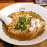 麺屋 六感堂 - 赤海老握り寿司セット（焼伊勢海老出汁かけラーメン付き）