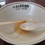 らーめん屋 幸来軒 - もちろんしっかり完ツユ