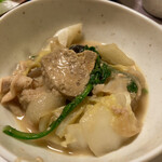 ご馳走 青柳 - 小鉢に分けて出してくれます