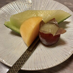 ご馳走 青柳 - デザートのフルーツ