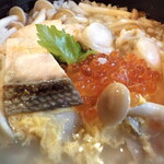 Zousuiya Sansuke - 「秋鮭の親子ときのこの卵雑炊」（1050円＋税）
