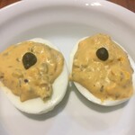 Abats - Oeuf mayonnaiseにcâpre乗せていただきます　旨ぁあい！