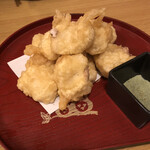 海鮮炭焼処とら太 - 鮭白子天ぷら