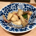 雪月花 銀座 - 先付：漬物　胡瓜・大根
