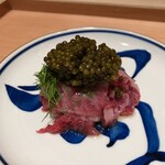 雪月花 銀座 - 赤身 キャビア・ライム・ディル