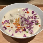 雪月花 銀座 - お口直し：胡麻冷麺