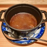 雪月花 銀座 - 食事：龍の瞳の釜炊きご飯 雪月花カレーと