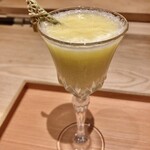 雪月花 銀座 - デザート：静岡クラウンメロンのジュース