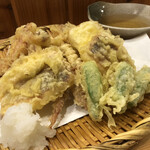漁火 - イカの天ぷら