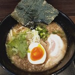 麺屋 小野万 - 特製ラーメン（こってり・大盛）