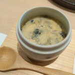 季節料理と地酒 裕 - ブルーチーズ茶碗蒸し。