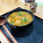 やまびこ弁天 - ピリ辛牛すじカレーうどん