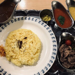 カレーレストラン シバ - ラムセット(1.880円)