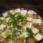 鮨匠 のむら - (29)なめこと榎茸、豆腐&山芋のお味噌汁
      飲んで食べてですが、お味噌汁を頂くといつもホッとします
      具材がたっぷりで食べ応えあり！