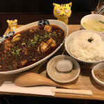 中華川食堂 - 四川麻婆豆腐定食 850円(税別) ＋5辛  250円増し