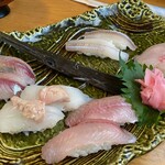 割烹 福寿司 - 地魚にぎり　3000円